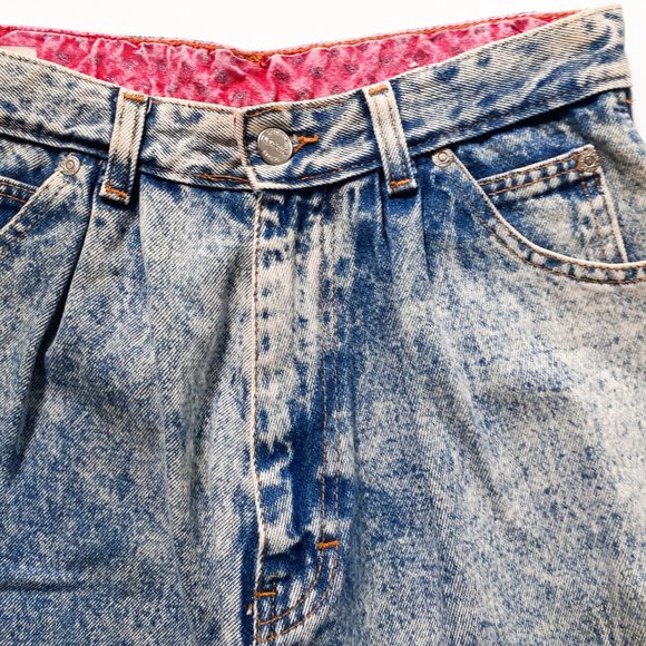 Vintage 80s Jeans Acid Wash High  Rise Waist Mom Sasson - Picture 3 of 16